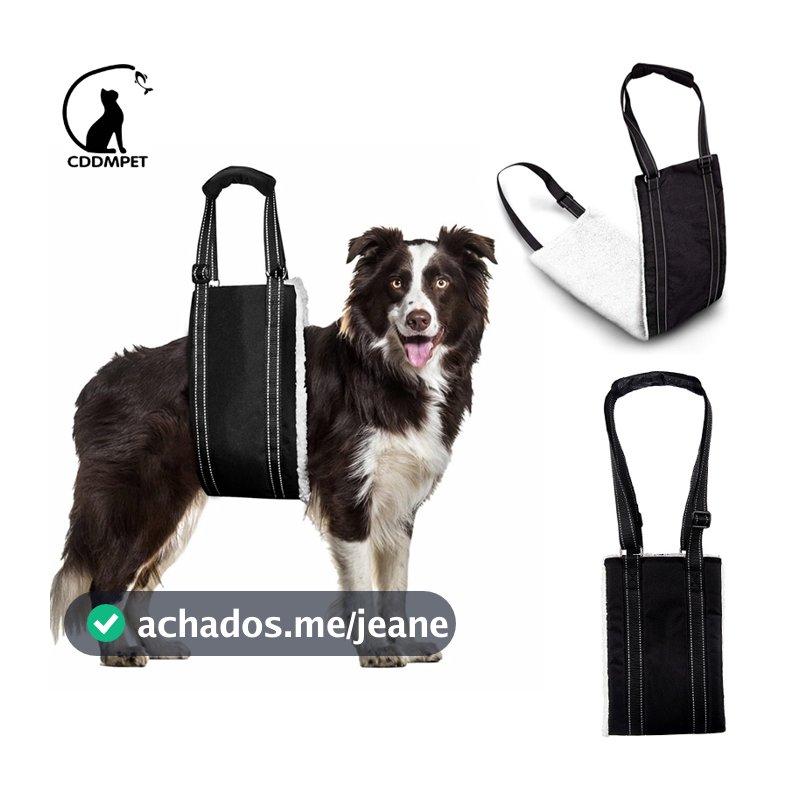 Suporte De Elevação Arreios De Apoio Para Cães Cachorro Com Alça Pernas Traseiras A Levantar Os Traseiros De Estimação