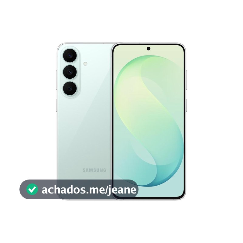Smartphone Samsung Galaxy S26 FE 128GB 5G 8GB RAM Verde Pistache 6,7" Câm. Tripla + Selfie 12MP