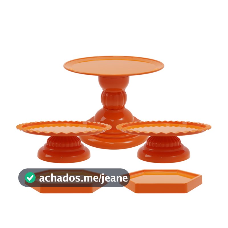 Kit Boleira 5 Peças Mesa Doces Eventos Decorações