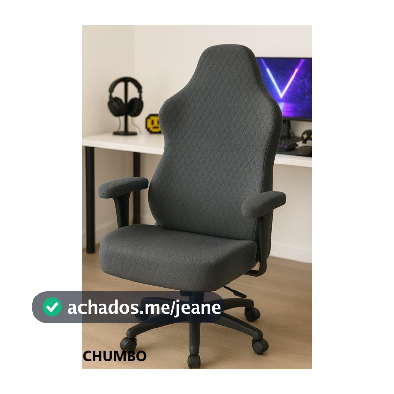 CAPA DE CADEIRA GAMER LUXO MATELADO
