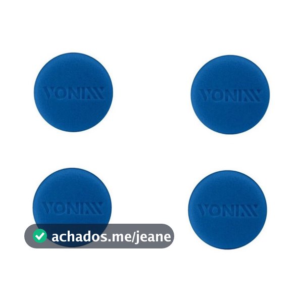 Kit 4 Aplicador Espuma Automotivo Cera Plástico Pneus Vonixx
