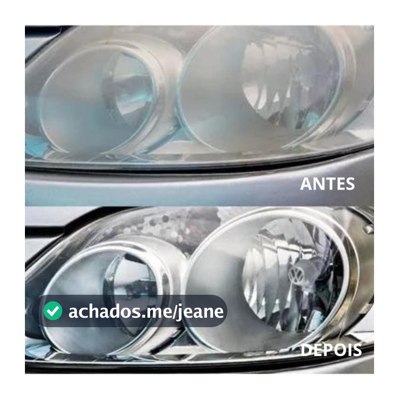 Revitalizador Automotivo Orbi -Restaura Farois Amarelados e Foscos  Renovador (50ml + Estopa)