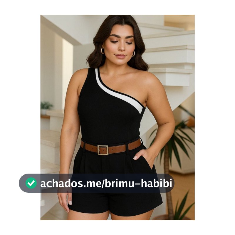 Conjunto Short Alfaiataria + Body Anarruga Mula Manca Elegante