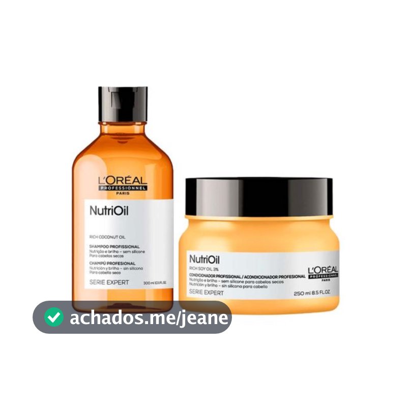 Kit NutriOil Shampoo e Máscara - L'oreal Professionnel