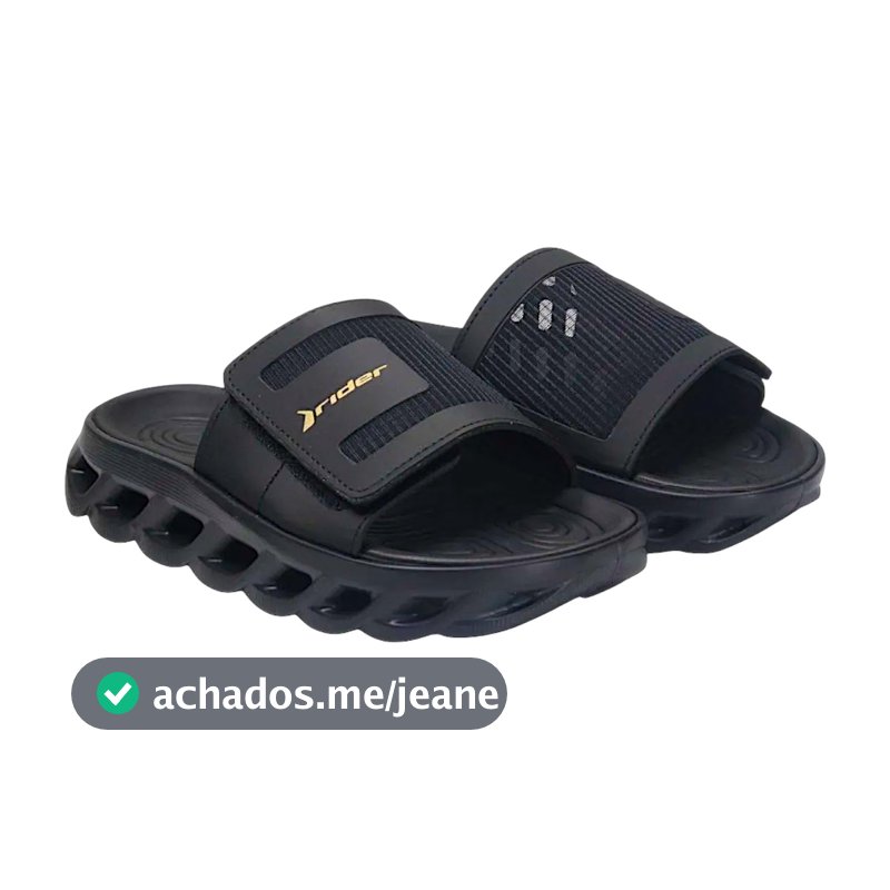Chinelo Rider Power Slide Masculino Macio Dia a Dia