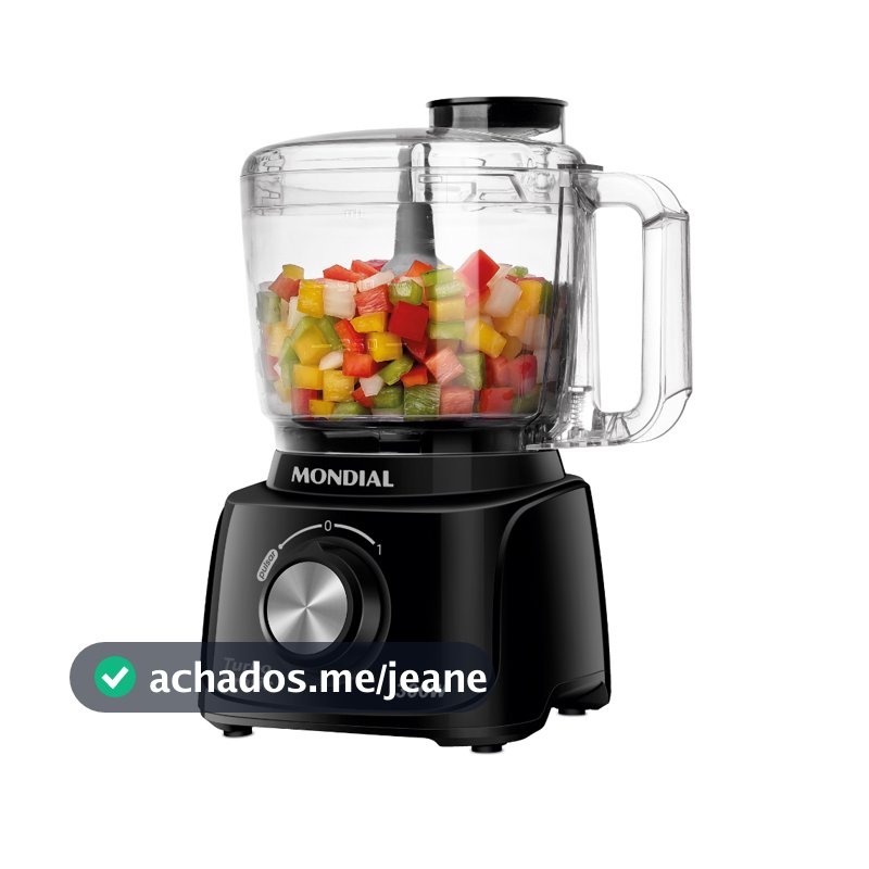 Miniprocessador de Alimentos Turbo Pratic Mondial MP-16 300w 110v