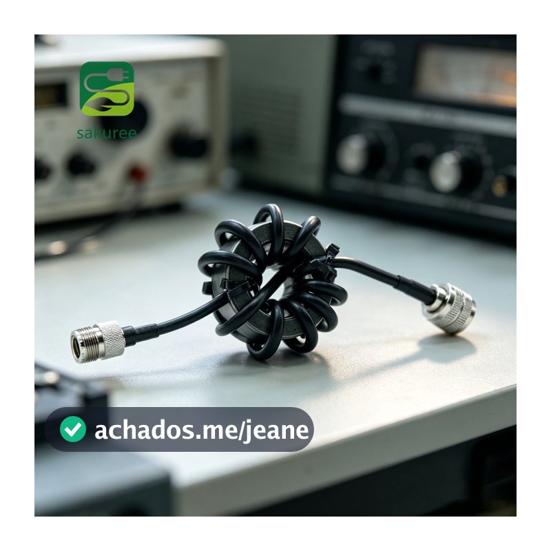 Núcleo Magnético Balun De Estrangulamento RF De 1.8-30 MHz Para Rádio De Ondas Curtas HF Tipo De Corrente 1 : 1