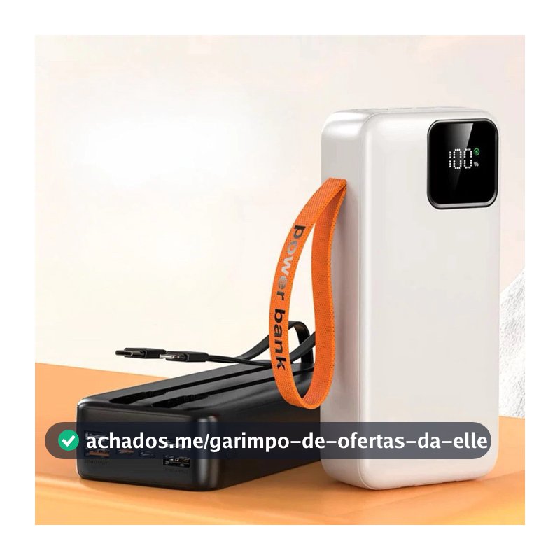 Carregador Portátil portátil grande 50000mah Turbo 22,5W PD carregamento ultrarrápido