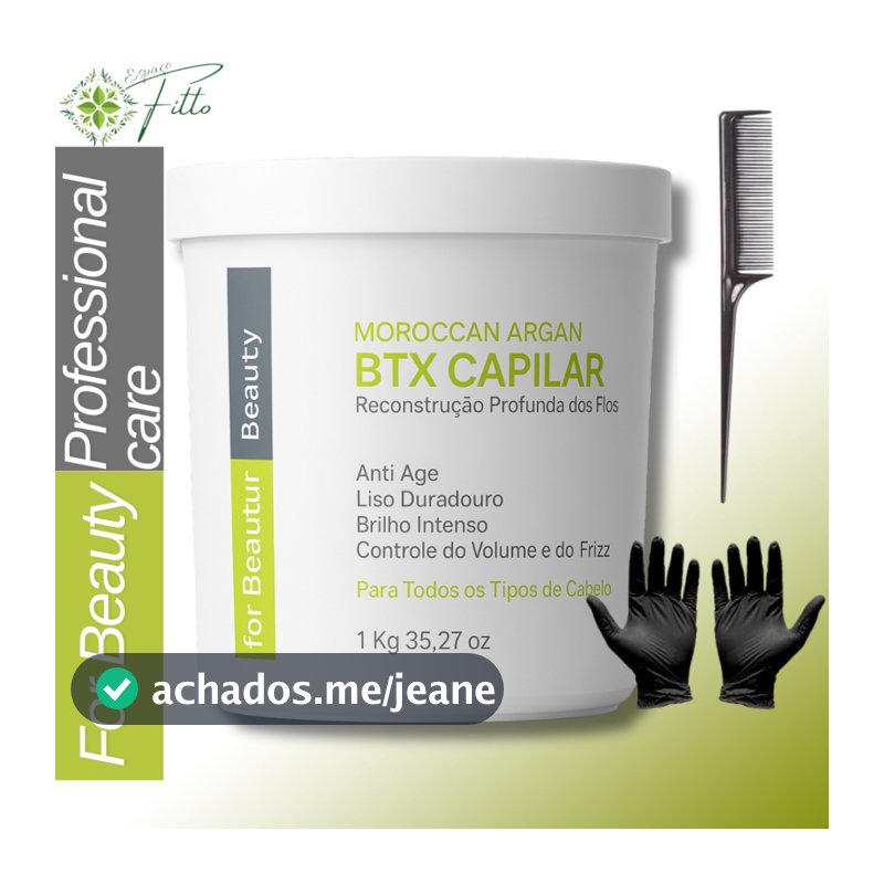 Btx Capilar Argan For Beauty Max Illumination 1kg - tratamento capilar
