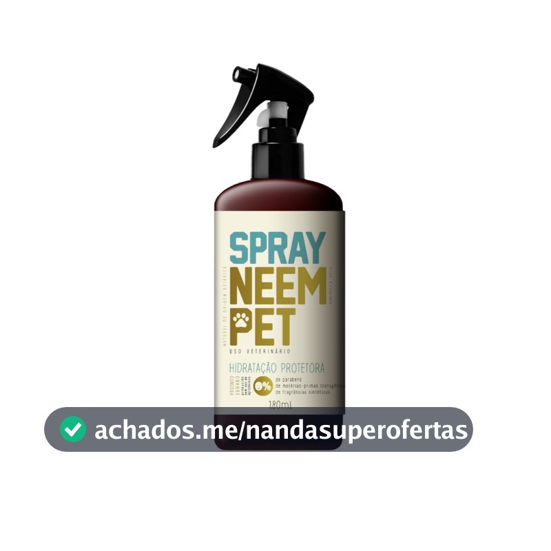 Repelente para pet spray NEEM PET 180 ml - Preserva Mundi
