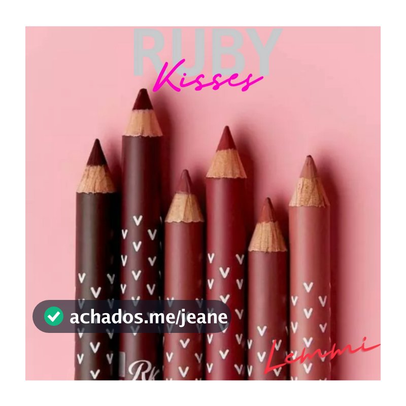 Lapis Labial de Madeira Ruby Kisses