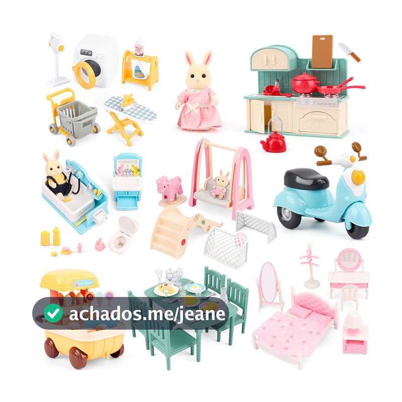 Floresta Família Boneca 1 : 12 Casa De Bonecas Acessórios De Cozinha Conjunto De Móveis Brinquedos Em Miniatura Fingir J
