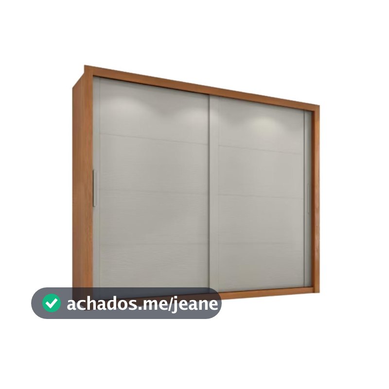 Guarda Roupas Casal 2 Portas de Correr 6 Gavetas Imperador Zanzini