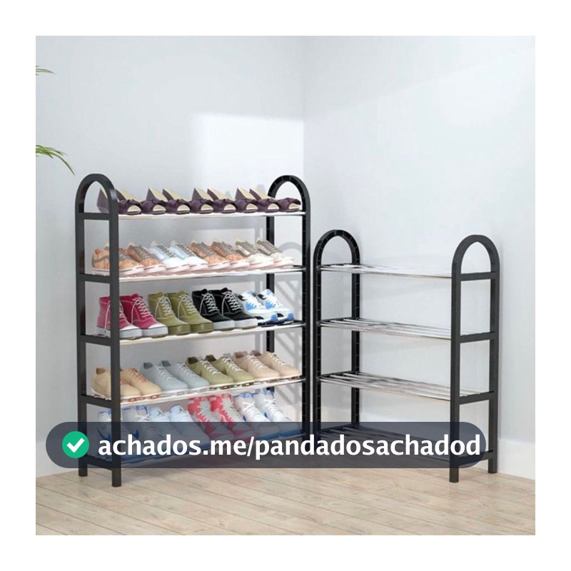 Sapateira 4 ou 5 Andares Multiuso Desmontável Organizadora Multiuso Sapatos Livros Brinquedos