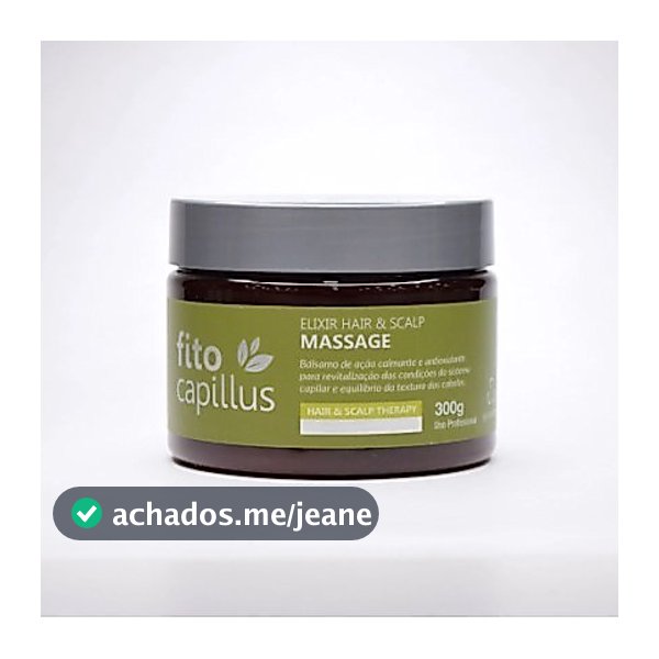 Máscara Capilar para Microinflamações  Fito Capillus Herbal Elixir Hair Scalp Massage 300g