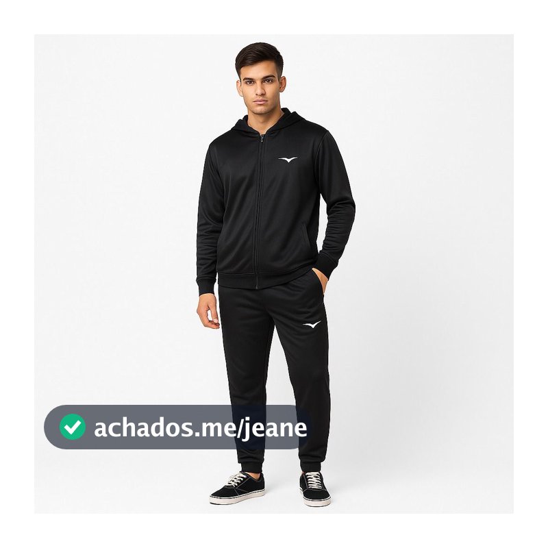 Conjunto Agasalho chimpa Estampa Origin's Blusa e Calça Adulto