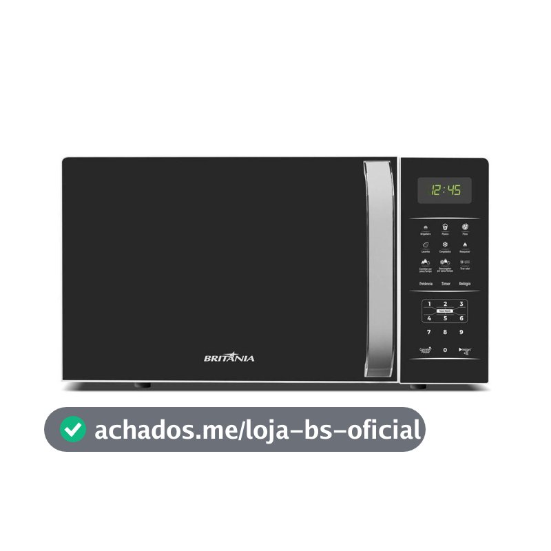 Micro-ondas 20L Britânia Pintura Limpa Fácil 1100W BMO23 110V