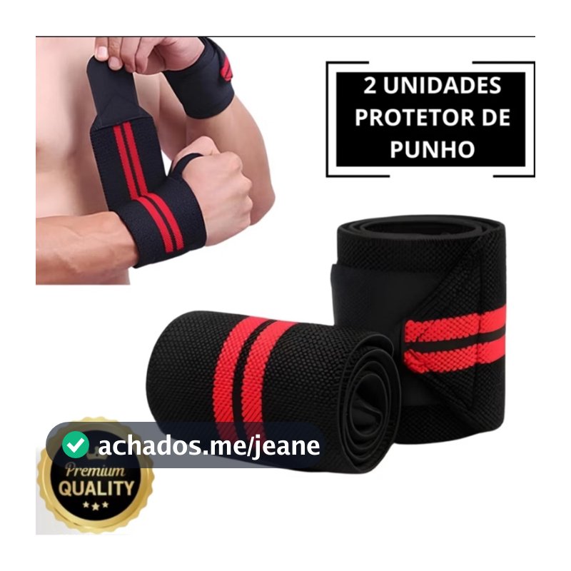 Munhequeira Protetor De Punho Profissional Crossfit e Academia Punho exercicio treino