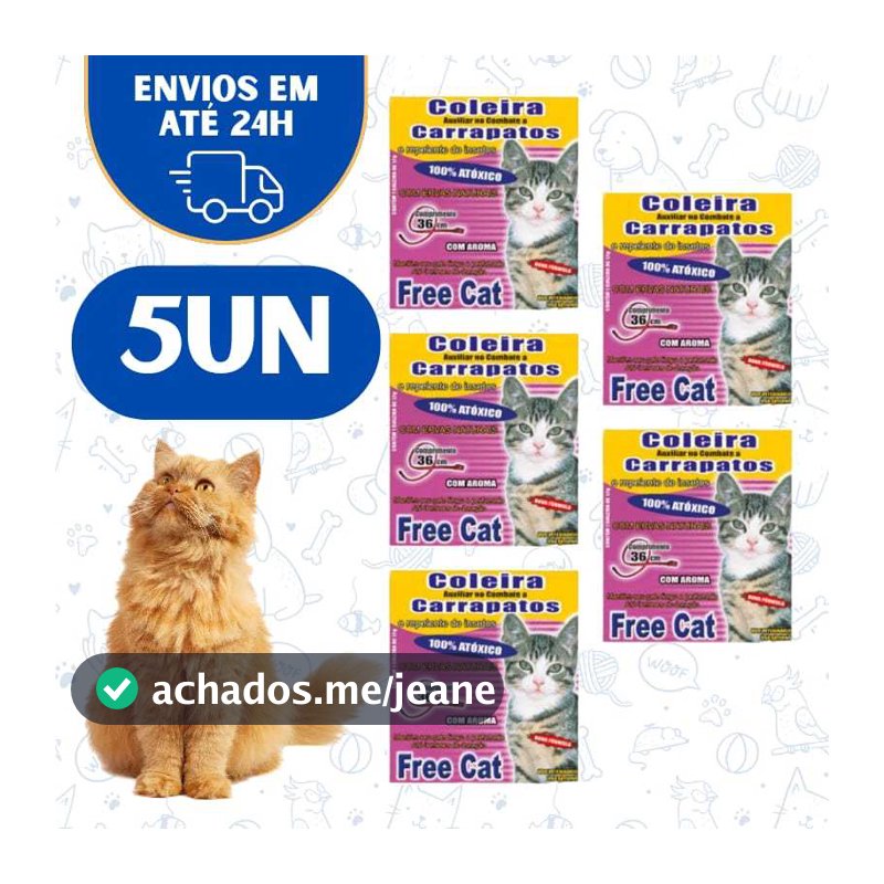 5UN Coleira Anti Carrapato Gato Cachorro Anti Pulgas Para Seu Pet