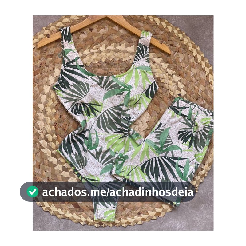 Conjunto Body Maio Suplex Feminino Estampado Short Cintura Alta Verão Tendência Moda Blogueira Bory