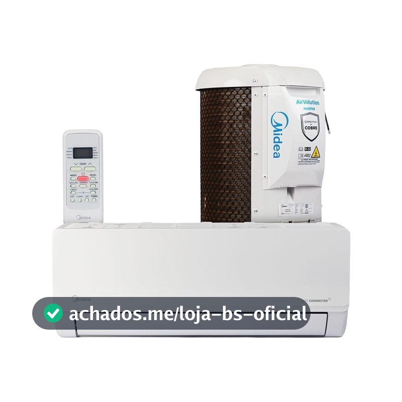 Ar-Condicionado Split 9000 BTUs Inverter Lite Conectado Frio Midea