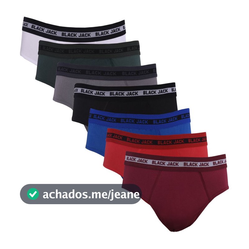 Kit 10 Cuecas Slip Tradicional Masculinas Microfibra Original