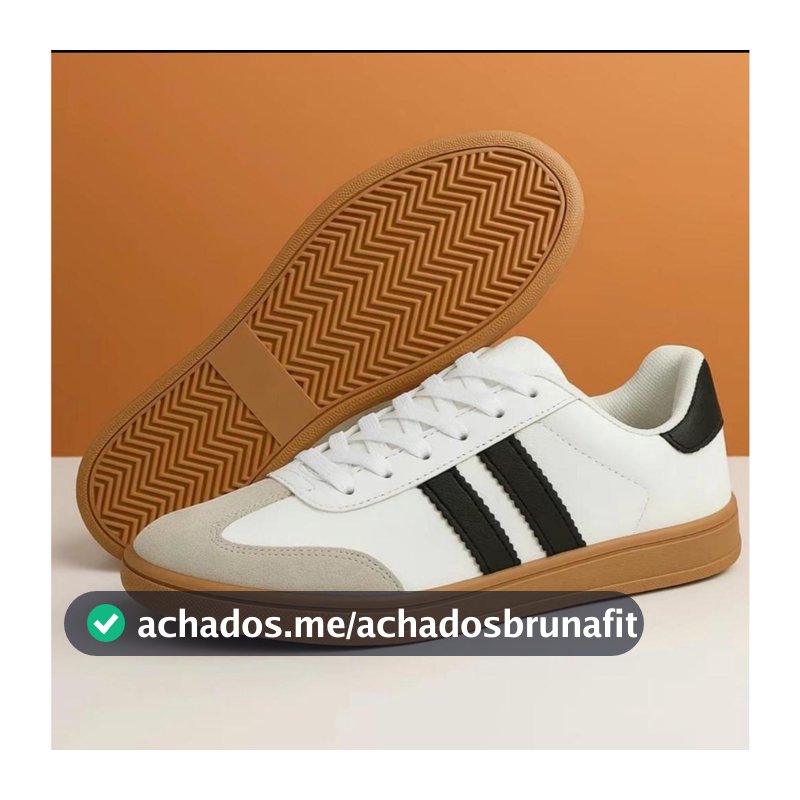 TENIS FEMININO BRANCO E PRETO TENDÊNCIA MODA ACADEMIA DIA DIA SAMBA CONFORTAVEL
