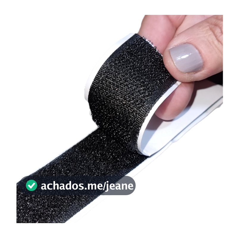 Velcro Adesivo Extra Forte 1 a 10 m x 16 mm Fecho Contato Dupla Face Auto Colante