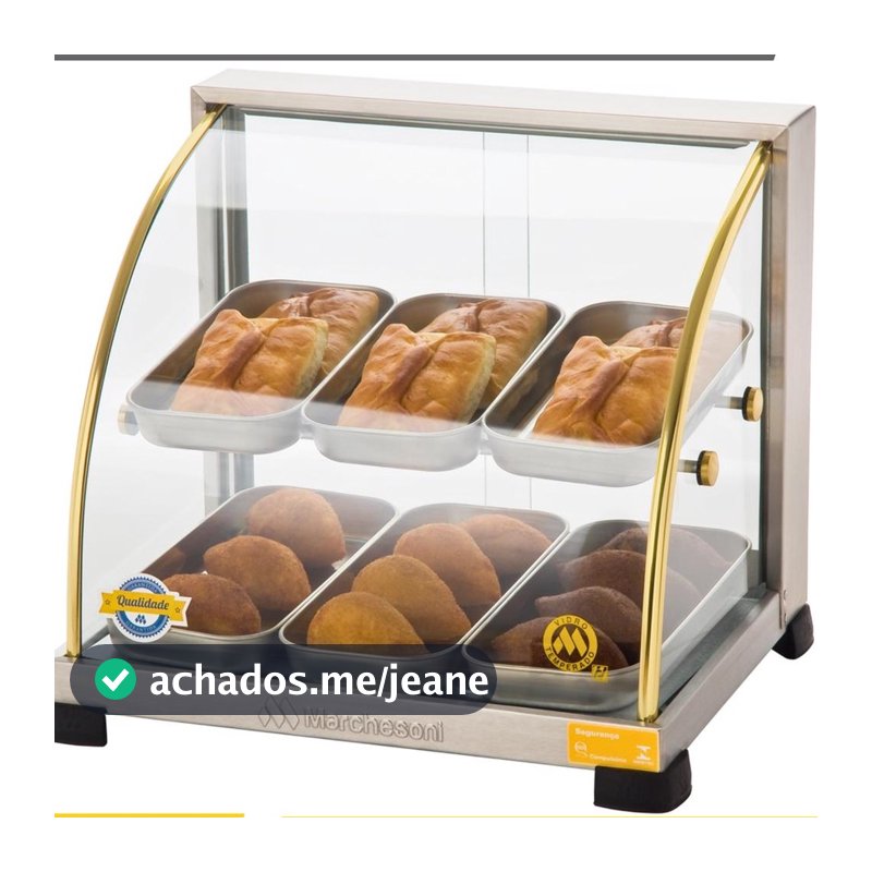 Estufa Ouro para Salgados 6 bandejas (127V) 250W - Ef.2.262 Marchesoni