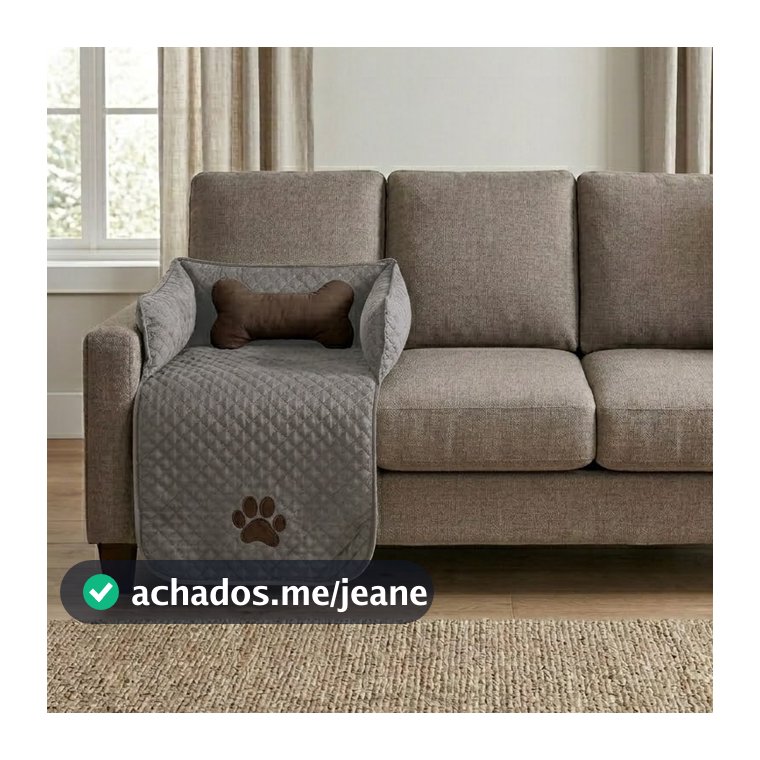 Protetor de Sofá para Cachorro Impermeável Antipelo Lavável Capa Pet Porte Pequeno