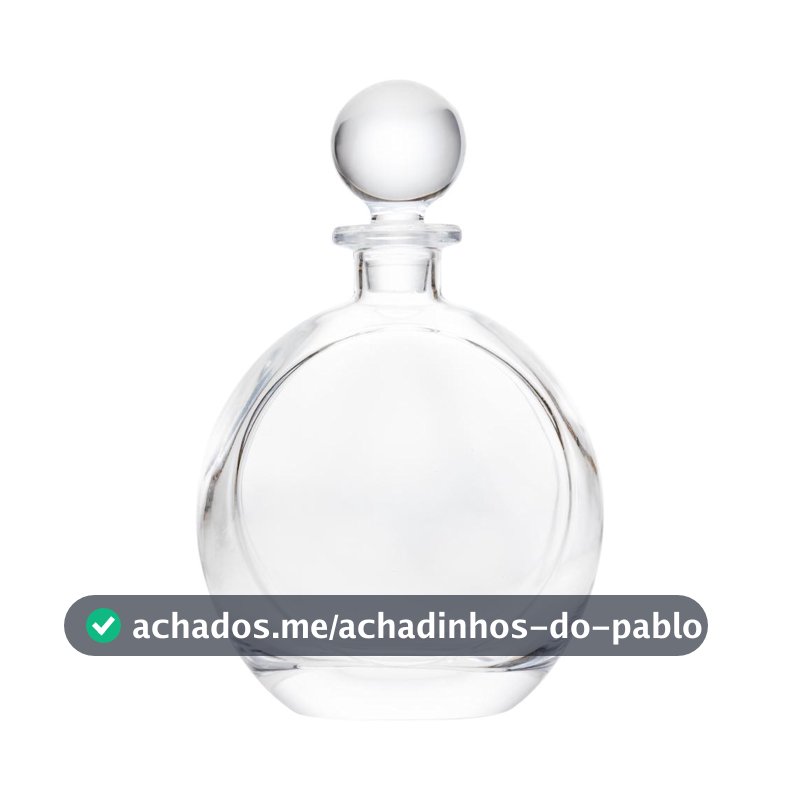 Garrafa para Whisky 700ml Vidro Wolff Licoreira Bar Em Casa Decoração Bebidas Drinks Presente Elegante Sofisticado Nobre