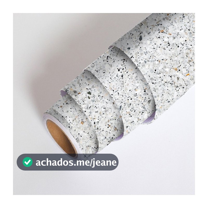 Papel de Parede Adesivo para Banheiro Cozinha Lavável Resistente a Altas Temperaturas Granito e Mármore Dallas