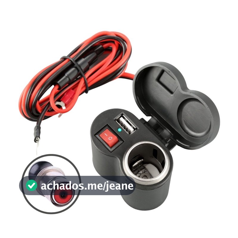 Carregador De Celular Usb Turbo Para Motos Fang