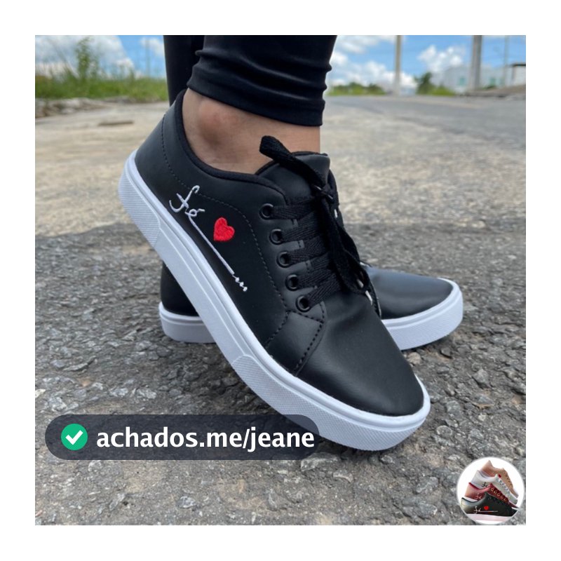 Tenis Feminino Casual Tênis Fé Original Sapatenis Sapatilha Feminina