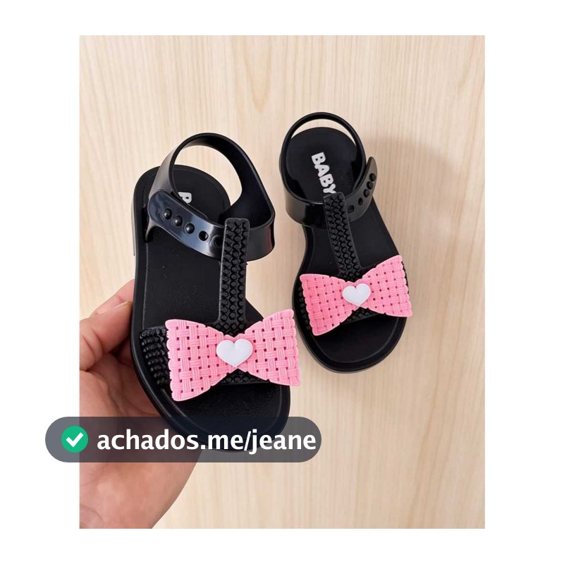 Sandália Bebe Baby Laço Coração Menina Leve Infantil Na Promoção...