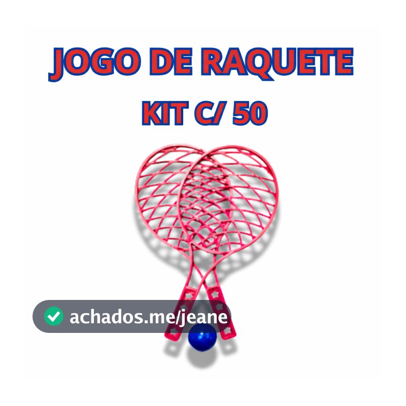 Kit Raquete Brinquedo Plástico Crianças Infantil Esporte Presente Lembrancinha