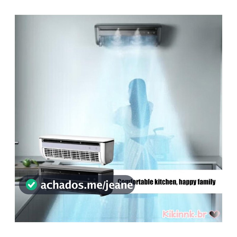 Instalação Removível 6000mAh Da Montagem Parede Do Ventilador Refrigeração Evaporativo