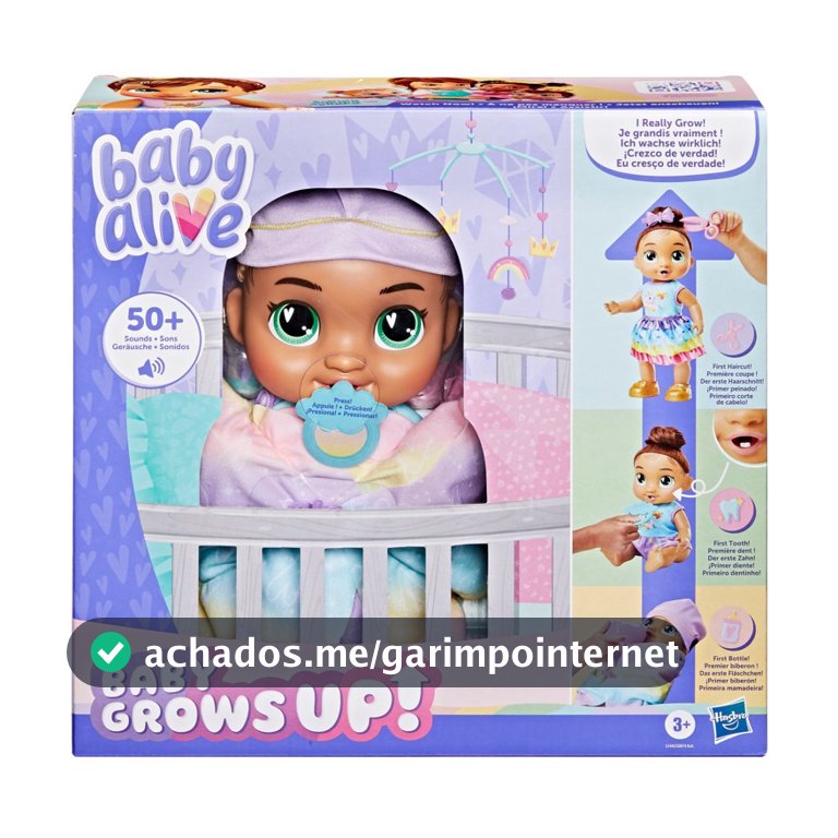 Boneca Baby Alive Baby Grows Up Sophia Morena - Hasbro G1445