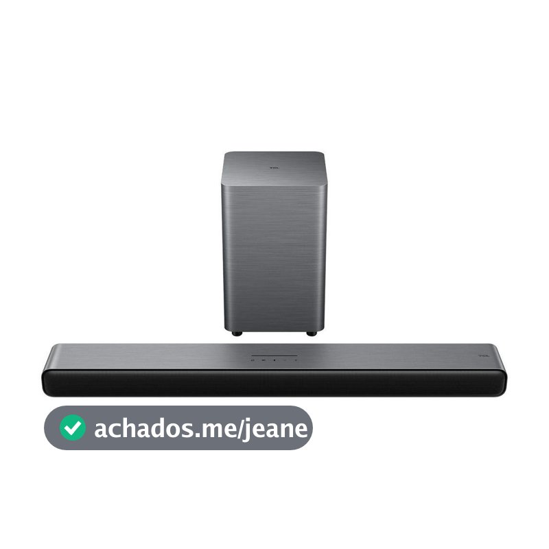 Soundbar TCL S55H 2.1 Canais Bluetooth com Subwoofer sem Fio 120W