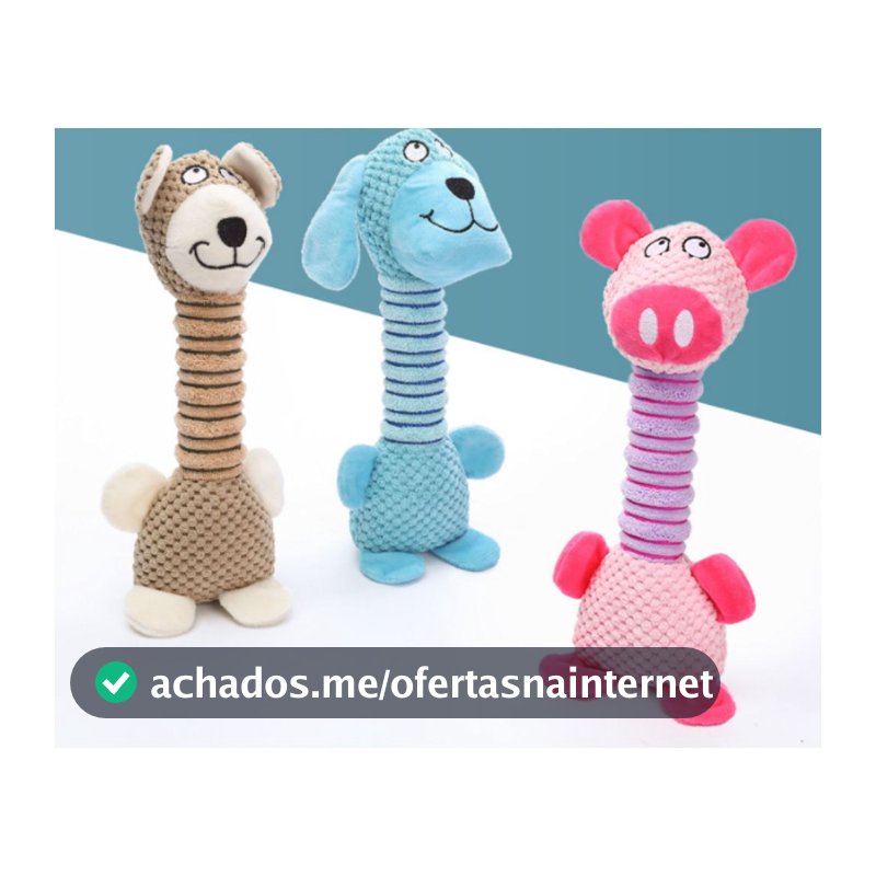 Brinquedo para Pet Cão | Poliéster | Pelúcia Pescoçudo