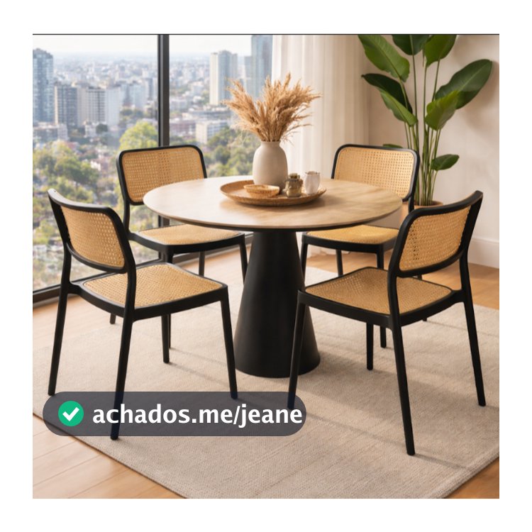 Kit 2 Cadeiras Modernas Linha Premium Mônaco Empilhável Sala Jantar Cozinha Moderna