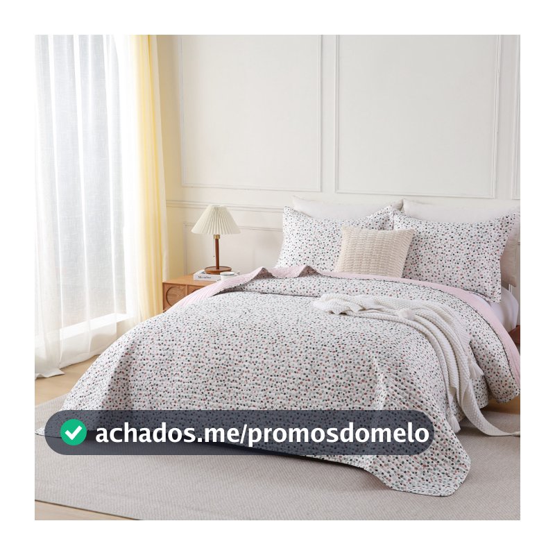 Kit Colcha Cobre Leito Marrocos Dupla Face Toque Macio Tamanhos Variados
