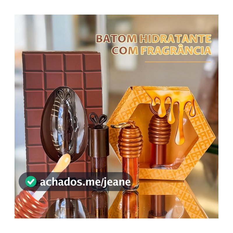 Brilho Labial Hidratante LipHoney Blueepulse com Chaveiro Proteção e Hidratação