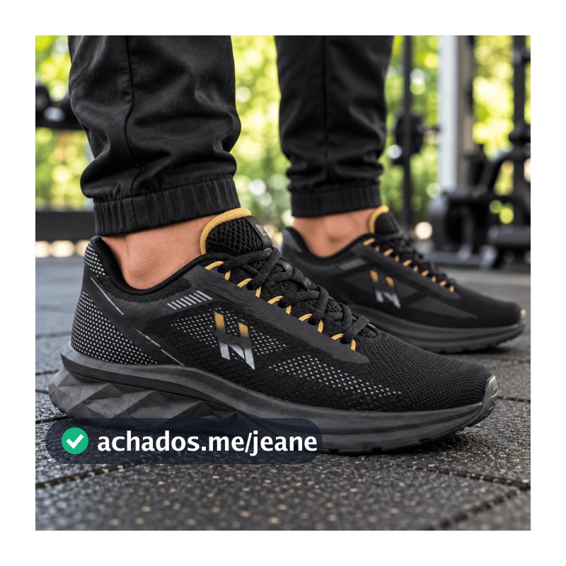 Tênis Masculino Academia Esportivo Caminhada Corrida Treino Fitness Leve Confortável Casual