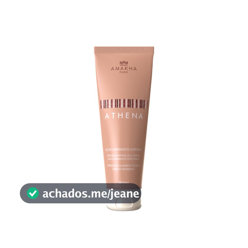 Creme Hidratante para o Corpo Athena 80ml | Amakha Paris