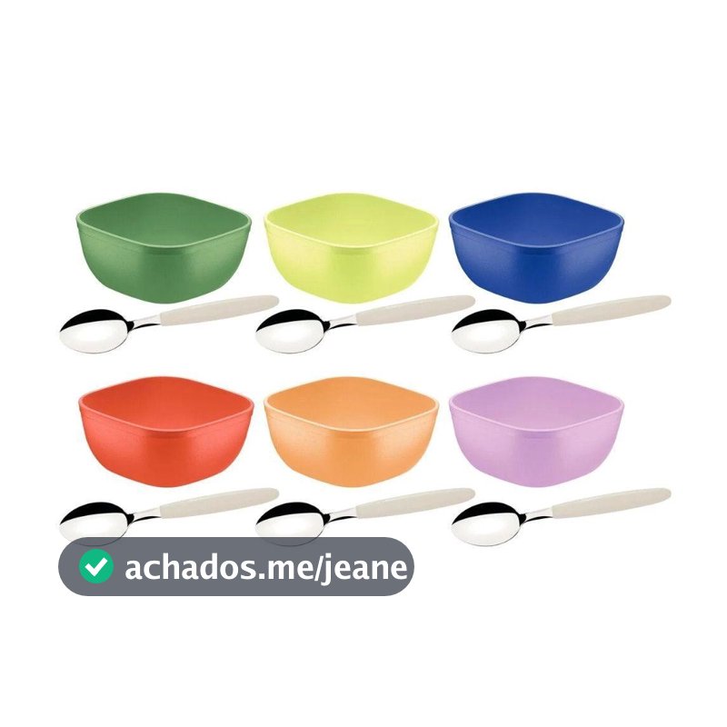 Conjunto de Sobremesa Tramontina Mix Color 25099/885 12 Peças