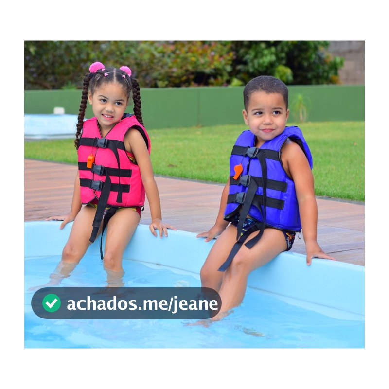 Colete Salva Vidas infantil Boia 10a60 kg Três cores