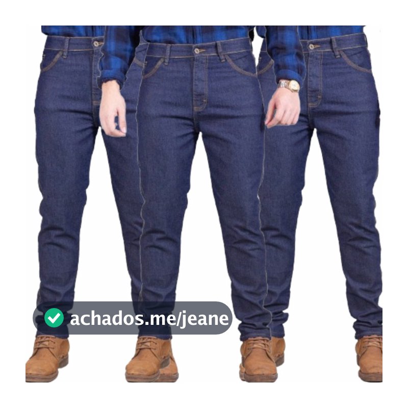 Kit Com 3 Calça Da Fábrica De Serviço Passeio Elastano