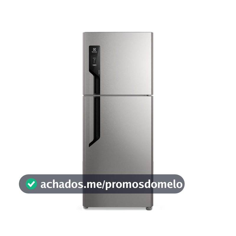 Geladeira Electrolux Frost Free 432L Efficient AutoSense Duplex Inox Look (TF70S)