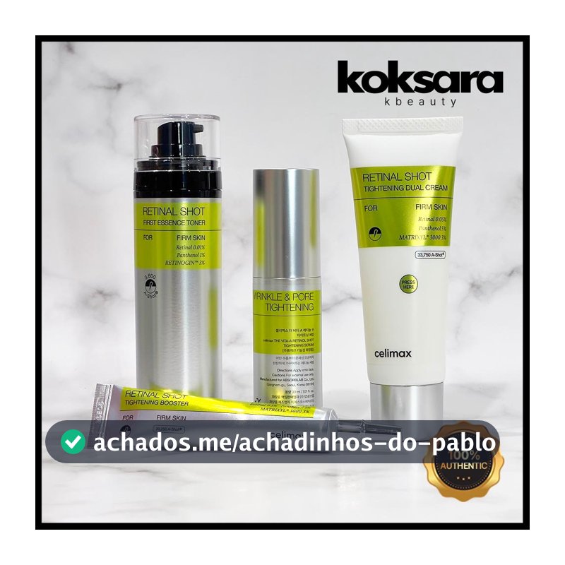 CELIMAX The Vita A Shot Skincare Collection (Toner, Serum, Dual Cream, Booster)